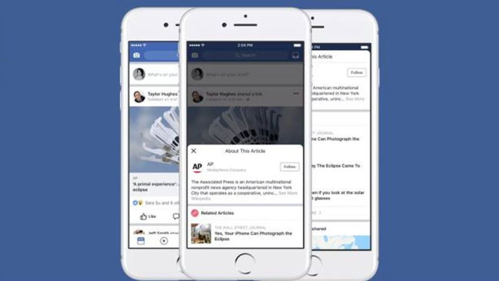 Facebook lanza el botón Contexto en España Facebook lanza el botón Contexto en España