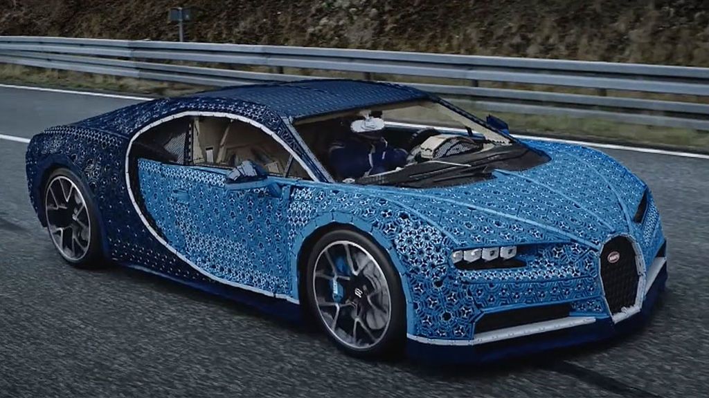 El Bugatti Chiron de Lego: un millón de piezas, 13.500 horas de trabajo y 2.300 micromotores