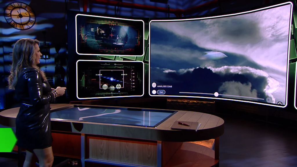 Carmen Porter desvela el misterio de una nube con forma de nave espacial