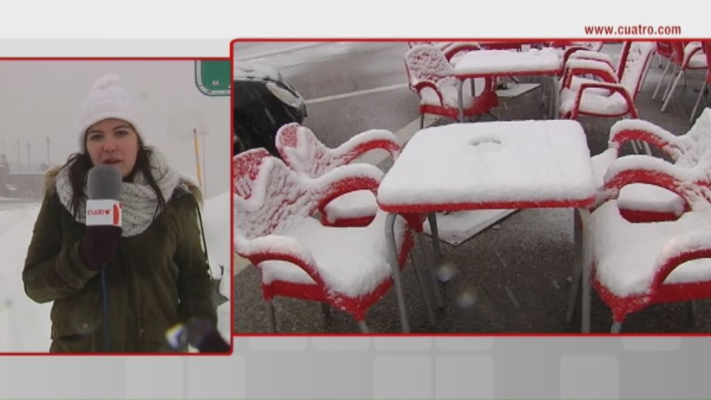 Las primeras nevadas otoñales llegan a Asturias
