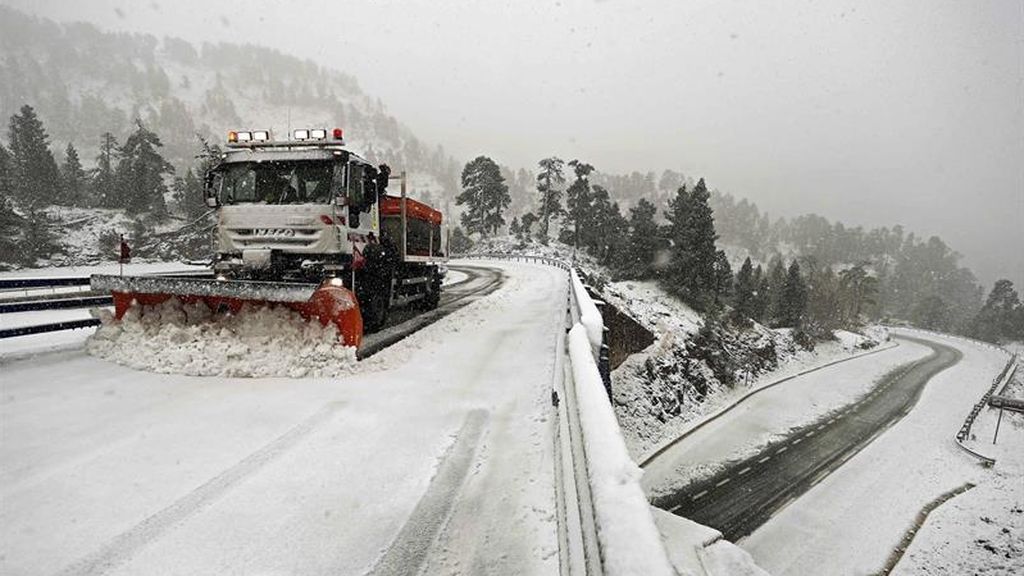 La nieve ya pisa algunas provincias de España