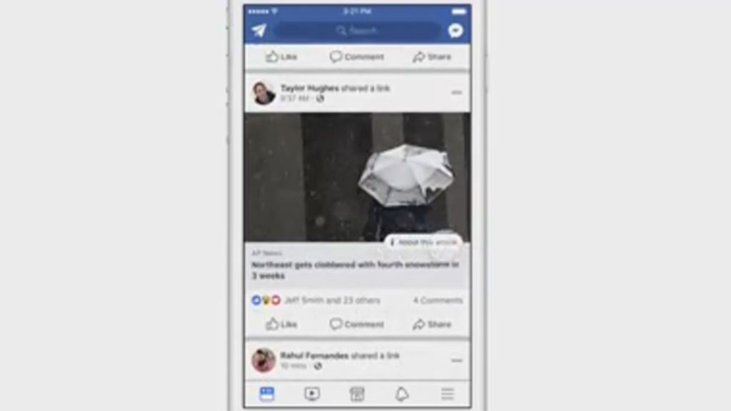 Cómo utilizar el botón contra 'fake news' de Facebook