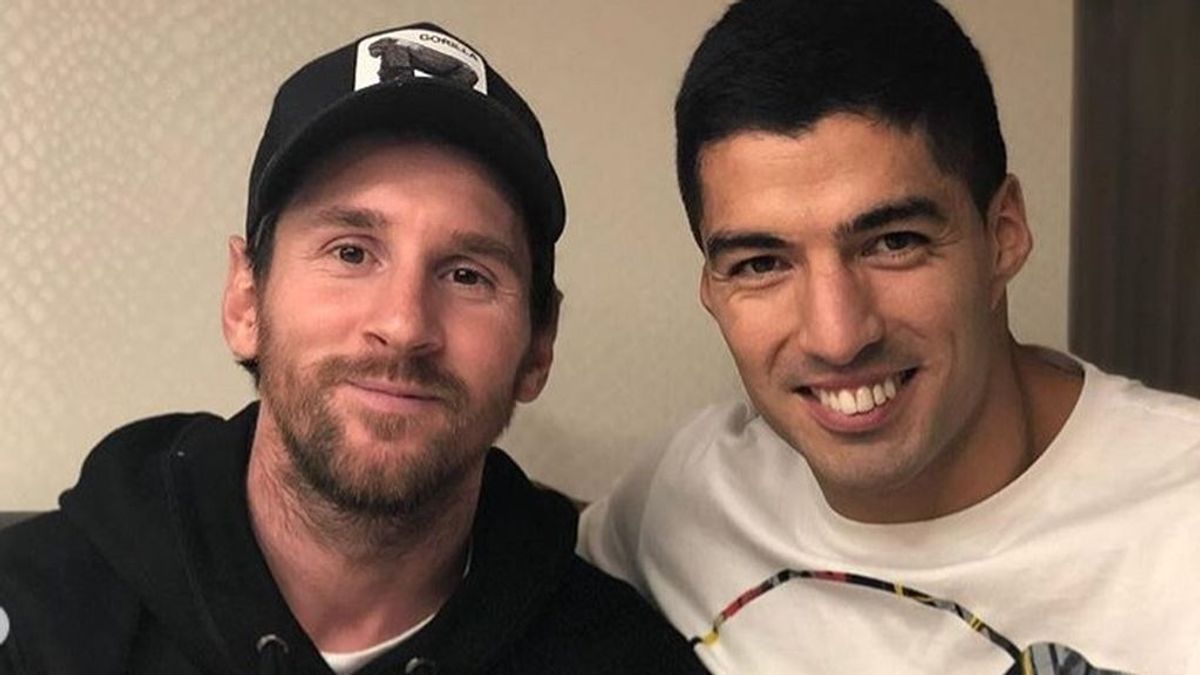 Messi y Luis Suárez Messi y Luis Suárez