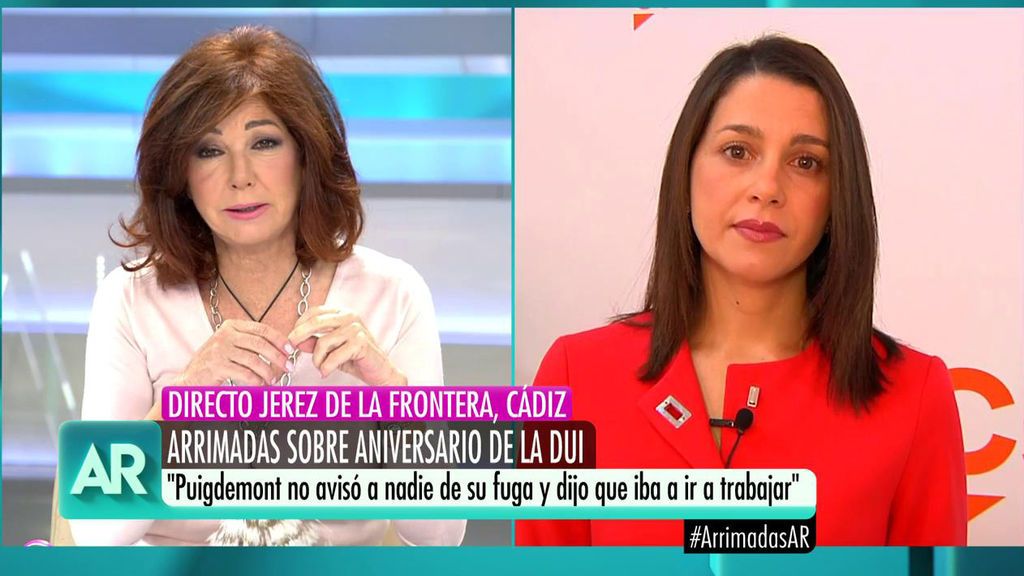 Arrimadas: "El procés no ha dado el resultado esperado, pero sigue haciendo mucho daño"