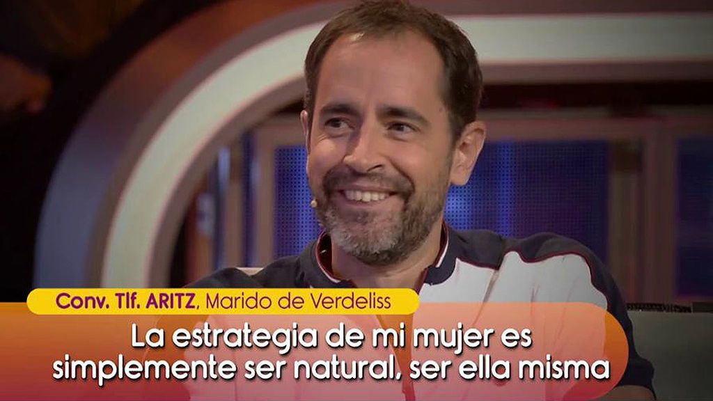 Aritz, marido de Verdeliss: "La estrategia de mi mujer es ser natural"