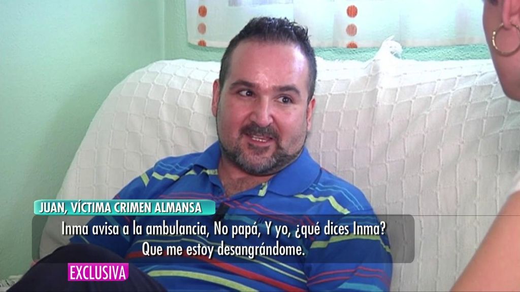 Primeras palabras de la víctima del intento de crimen de Almansa: "Lo pasé muy mal, aún me acuerdo por las noches"