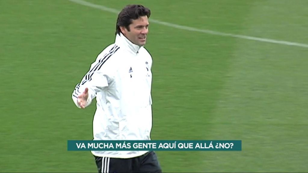 Solari deja clara su idea en su primer entrenamiento del Real Madrid