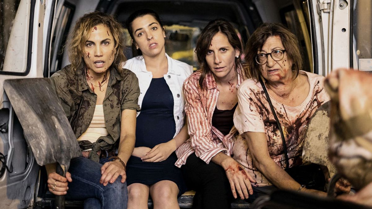 Toni Acosta, Nuria Herrero, Malena Altero y Mamen García, protagonistas de 'Señoras del (h)AMPA'.