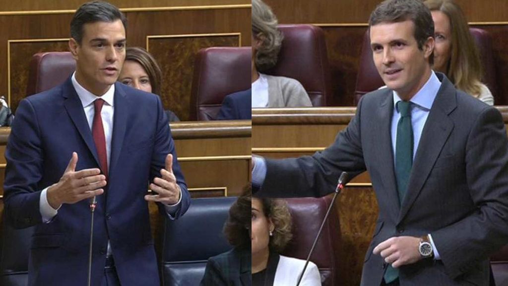 Sánchez a Casado: "¿Qué favores debe usted para no luchar contra la corrupción en el PP?"