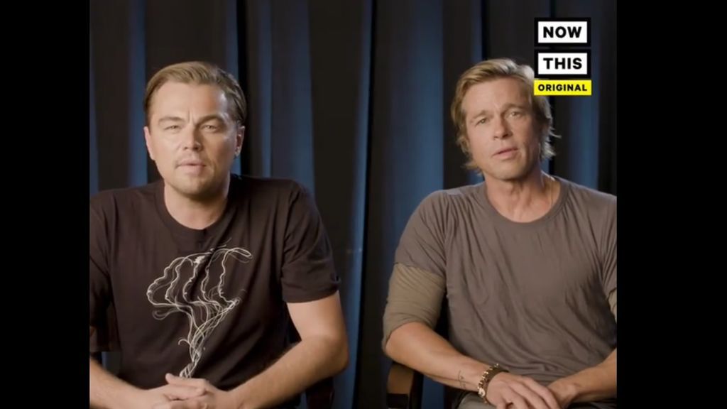 Leonardo DiCaprio y Brad Pitt motivan a los estadounidenses a acudir a las urnas