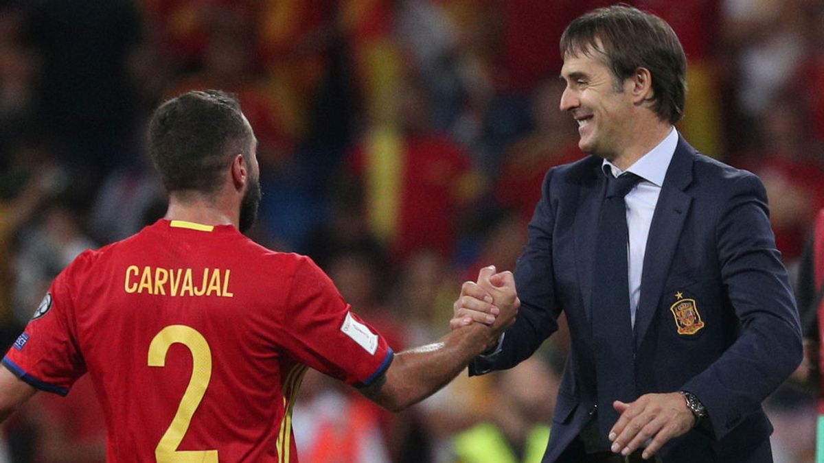 Dani Carvajal sobre Lopetegui: "Es el mejor entrenador que he tenido" Dani Carvajal sobre Lopetegui: "Es el mejor entrenador que he tenido"