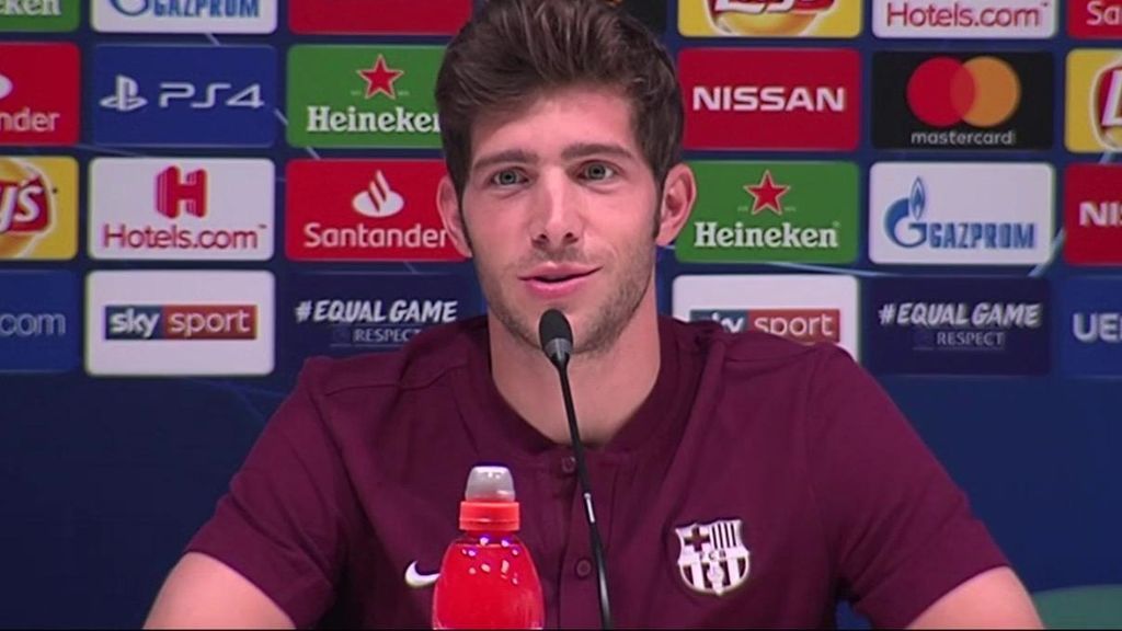 Sergi Roberto, sobre la ausencia de Messi: "Estábamos un poco asustados"