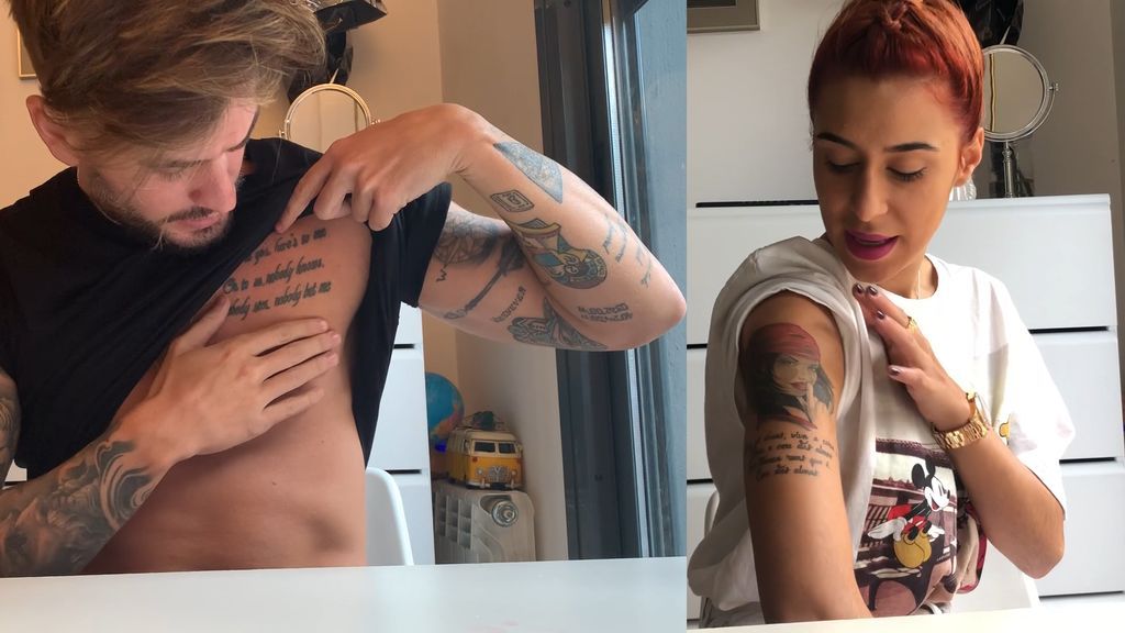 Bea y Rodri desvelan qué significan sus tatuajes