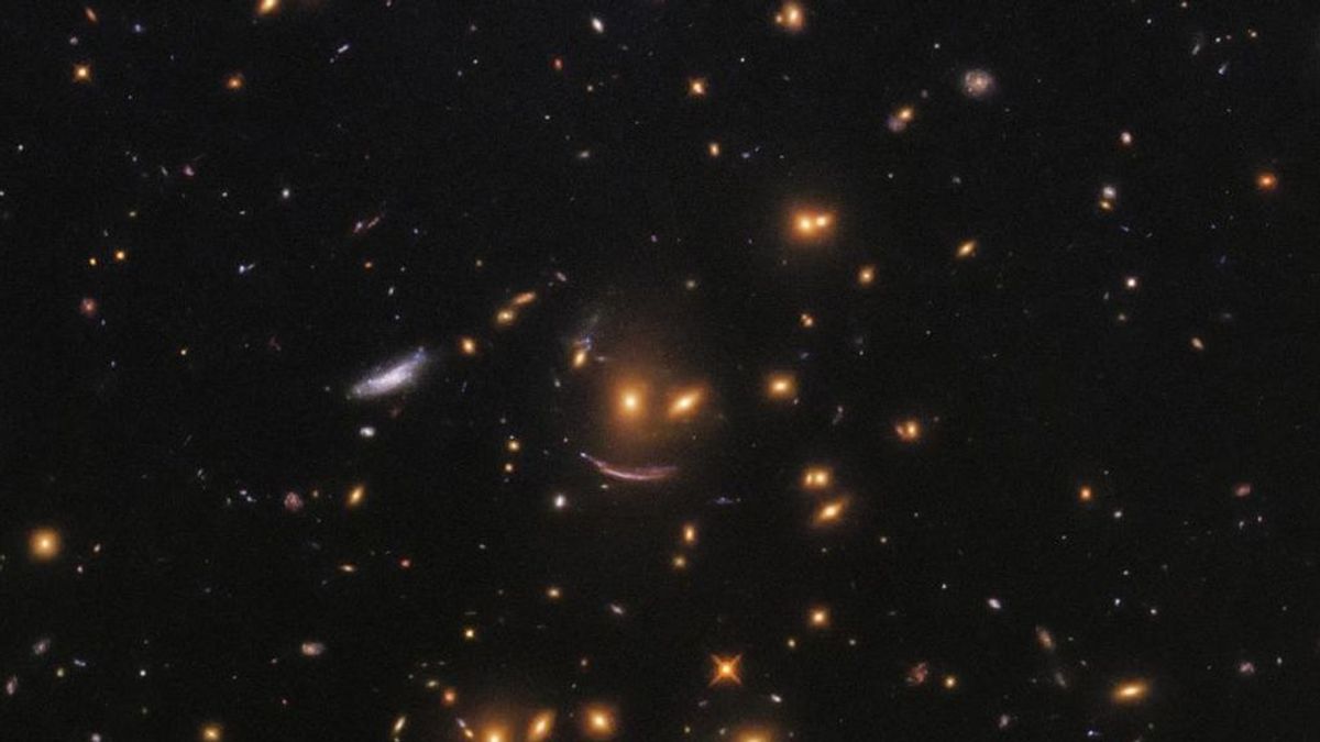 La sorprendente imagen del Telescopio Hubble: el espacio nos sonríe