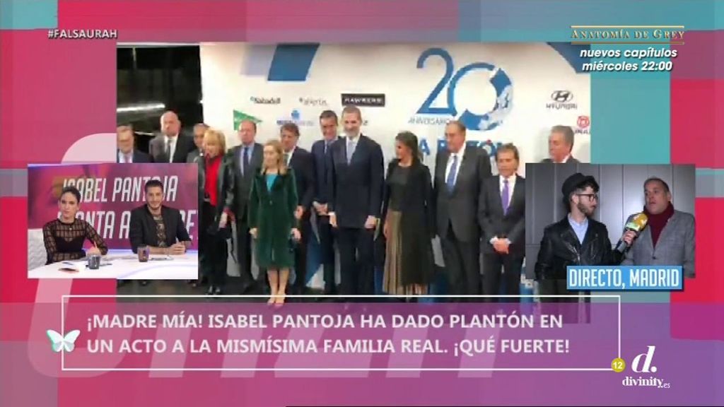 Isabel Pantoja deja plantados a los Reyes porque  "su madre ahora no está bien"