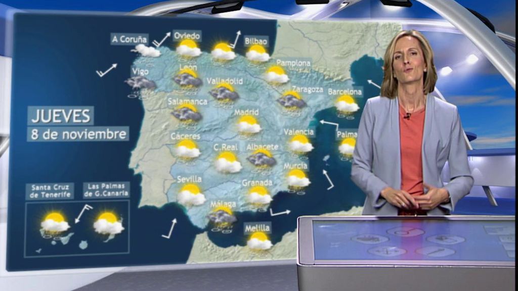 Llegan las tormentas al norte y centro de la península