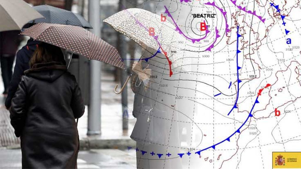 La borrasca Beatriz no ha dicho su última palabra: precaución con las lluvias y tormentas el jueves La borrasca Beatriz no ha dicho su última palabra: precaución con las lluvias y tormentas el jueves