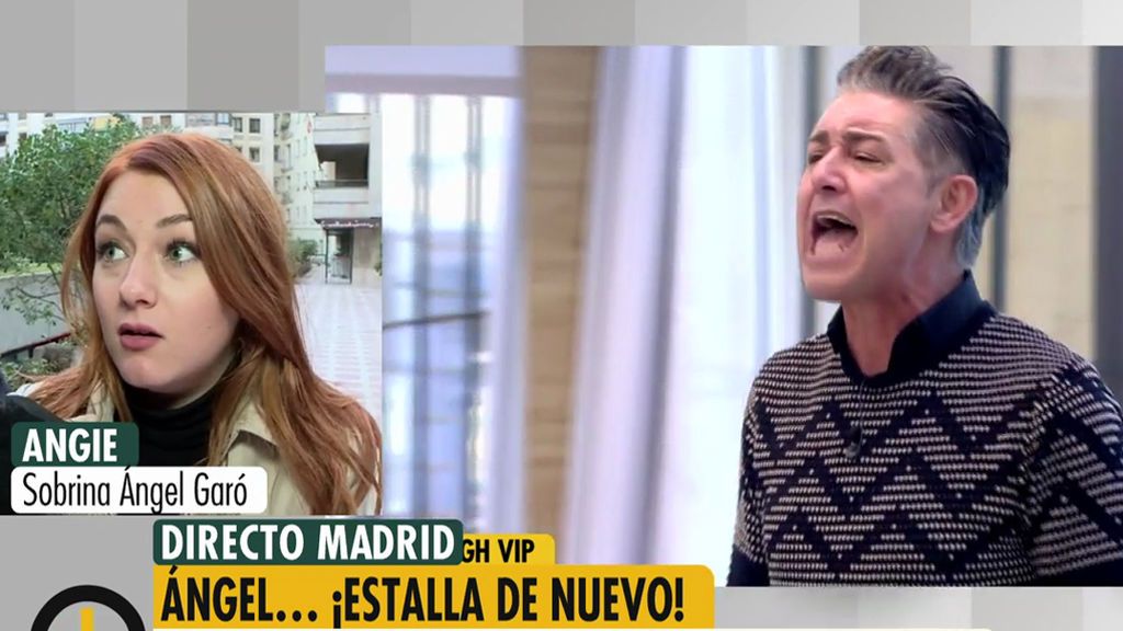 Angie, sobrina de Ángel Garó: "En el fondo, yo creo que él no quiere salir"