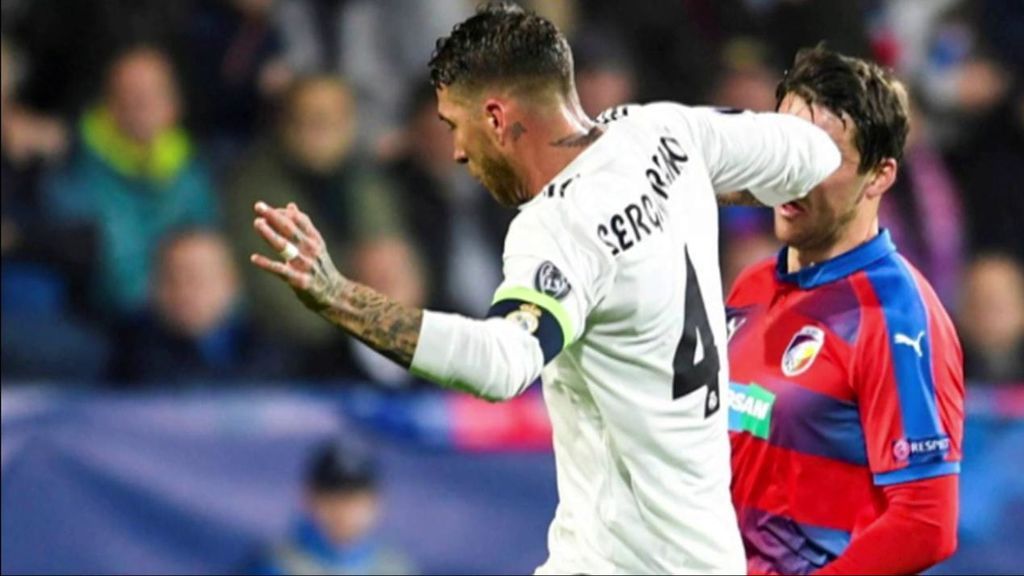 Sergio Ramos fue al vestuario del Plzen para disculparse en persona a Havel por su codazo