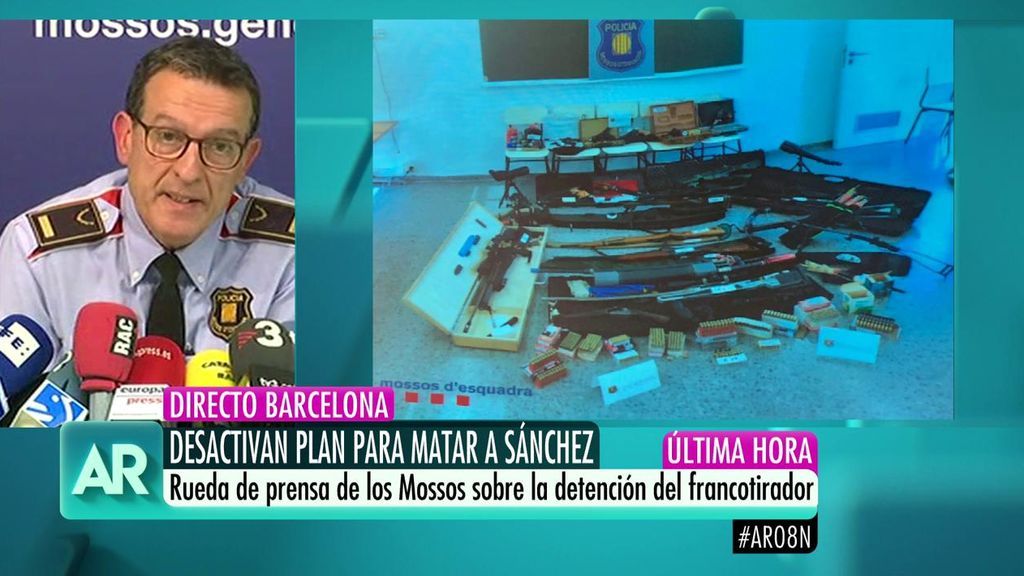 Estas son las armas que el francotirador que quería Matar a Pedro Sánchez guardaba en su casa