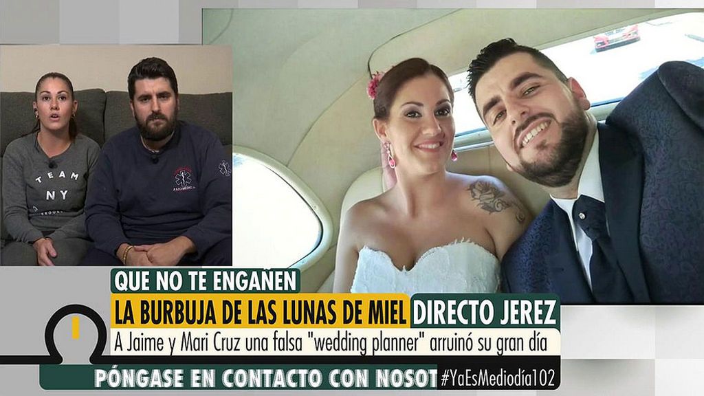 Estafa: Una falsa “wedding planner” arruinó el gran día de Jaime y Mari Cruz