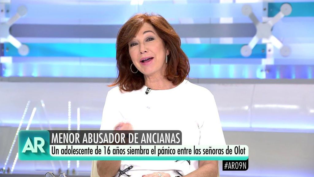Ana Rosa se 'indigna' porque un reportero llama "ancianas" a las señoras de 60 años