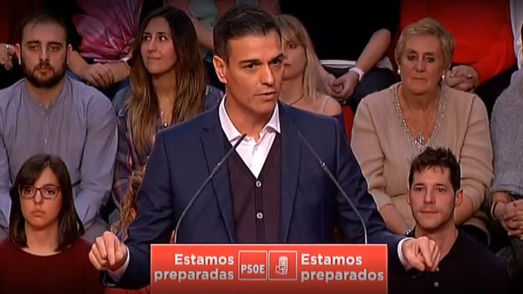 Sánchez: "Hace casi 5 meses salió de Moncloa la resignación y entró la esperanza"