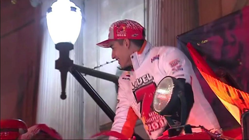 Marc Márquez celebra en Cervera su séptimo título Mundial de motociclismo