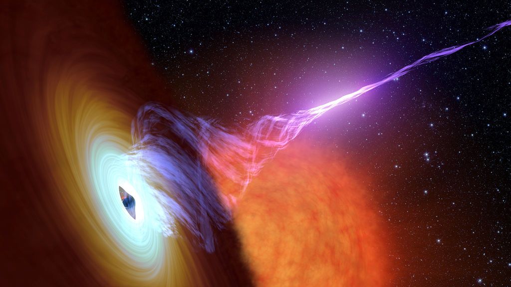 Hallan un agujero negro que se mueve tan rápido que hace 