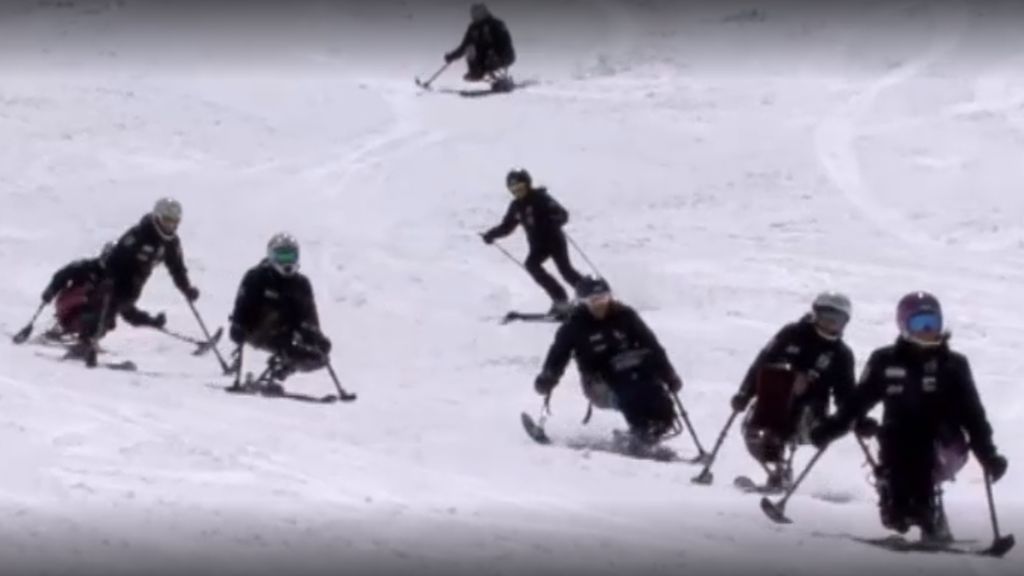 "Luchando se consigue todo", el mensaje del equipo de esquí alpino adaptado