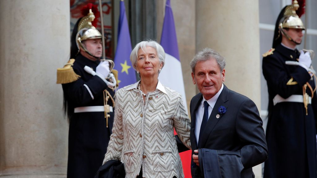 Christine Lagarde y su esposo Xavier Giocanti