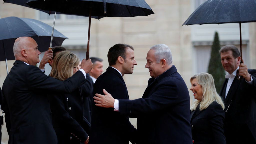 Benjamin Netanyahu y su esposa Sara