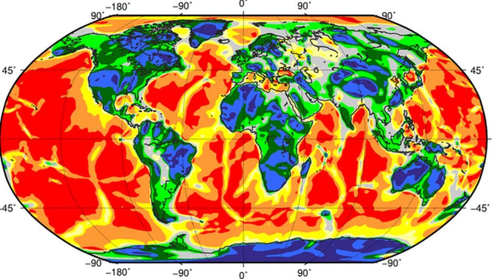 Mapa tectónica terrestre