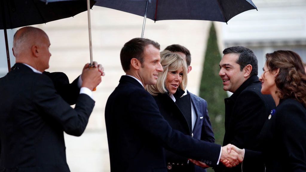 Alexis Tsipras y su pareja Peristera Baziana