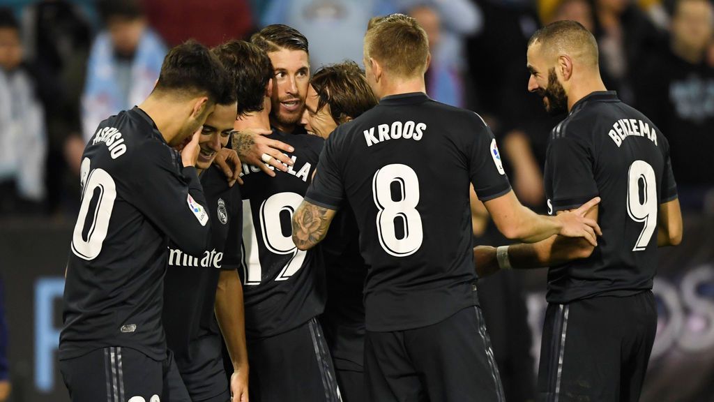 Benzema devuelve al Madrid a la pelea tras la victoria ante el Celta (2-4)