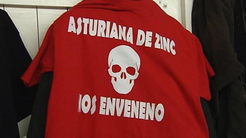 Intoxicados por mercurio en la empresa Asturiana de Zinc mantienen la huelga de hambre