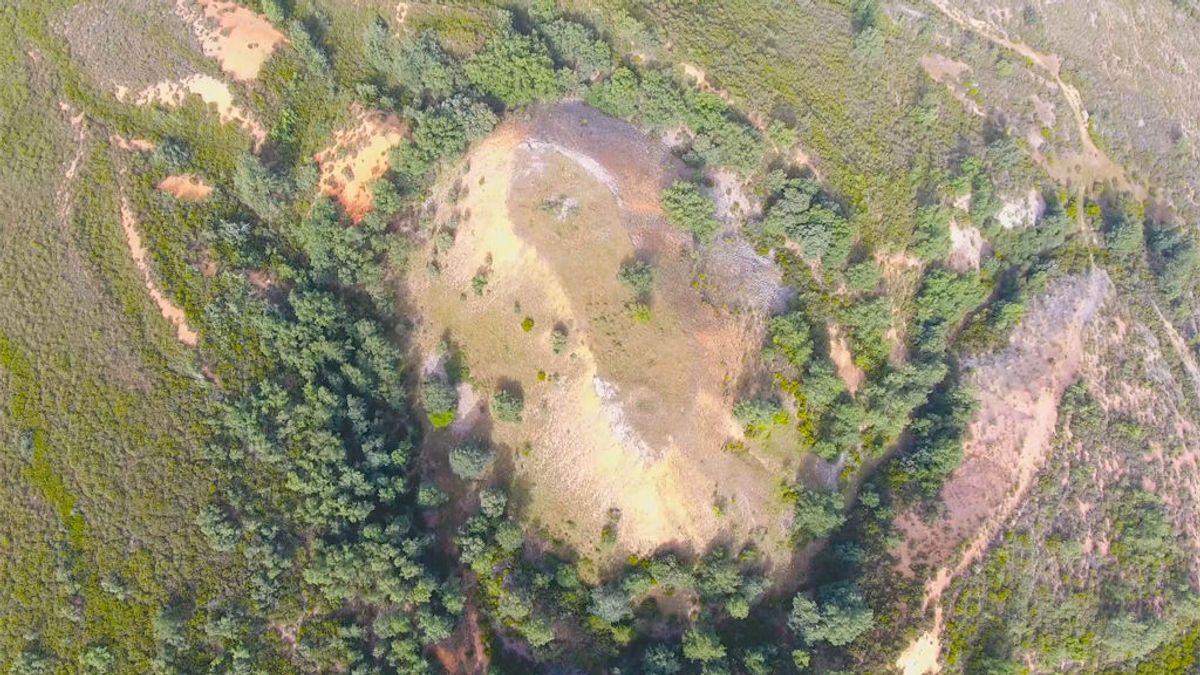 Drones destapan en León el mayor complejo minero de oro romano de Europa