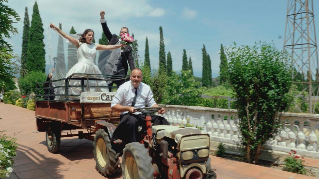 Entrada de la novia en 'Cuatro weddings'.