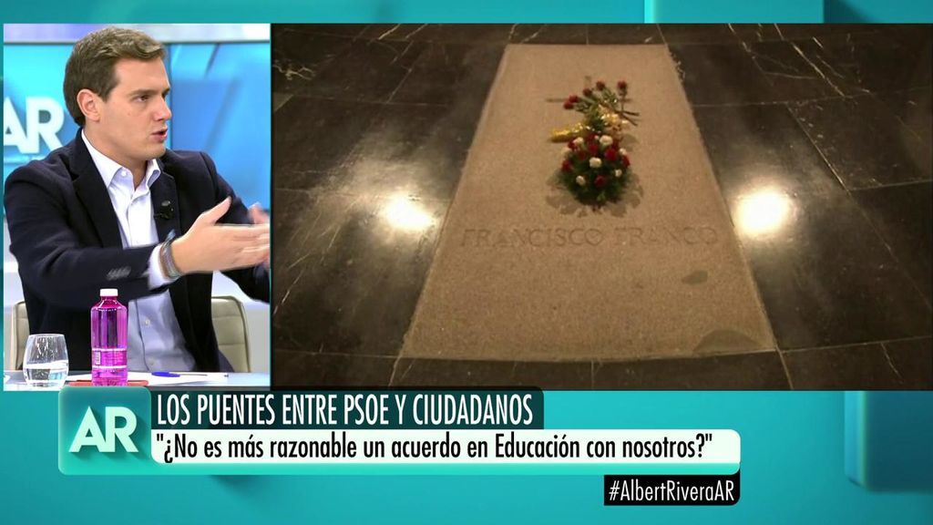 Albert Rivera, sobre la exhumación de los restos de Franco: "Sánchez buscaba confrontación, no consenso"