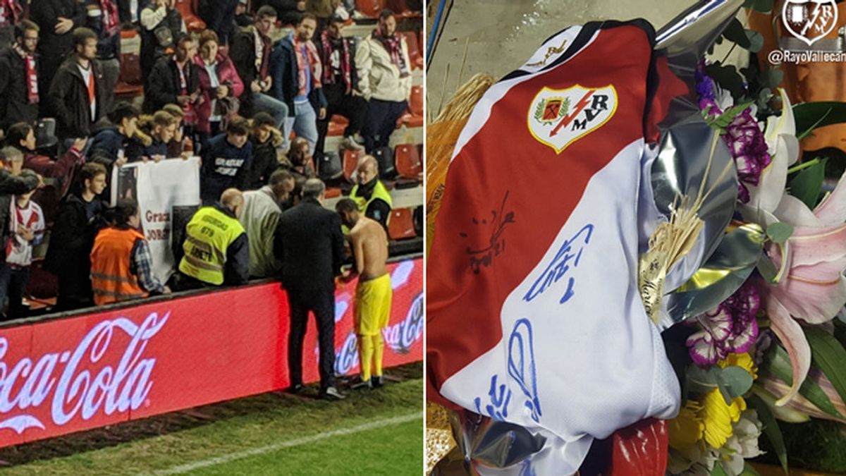 El sentido gesto de Santi Cazorla con Jorge Muñoz, un aficionado de 14 años del Rayo fallecido por un atropello esta semana El sentido gesto de Santi Cazorla con Jorge Muñoz, un aficionado de 14 años del Rayo fallecido por un atropello esta semana