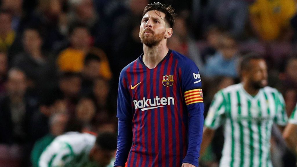 El Betis asalta el Camp Nou en la vuelta de Messi (3-4)