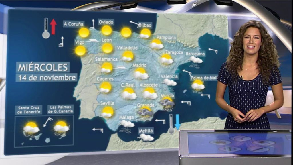 Y llegó la calma: 20ºC y sol en todo el país menos en el Mediterráneo