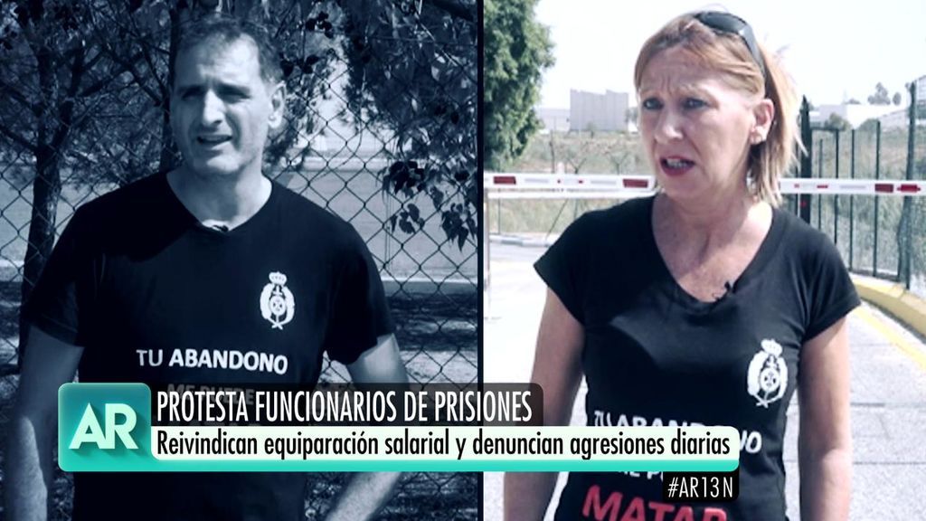 “Tu abandono me puede matar”: los funcionarios de prisiones reivindican equiparación salarial
