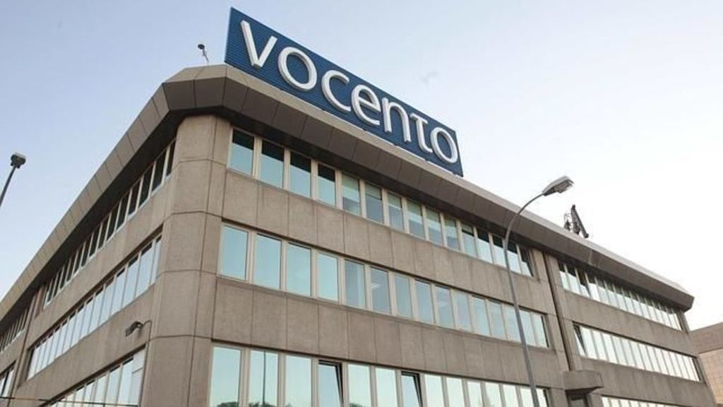 Fachada de la sede de Vocento en Madrid.