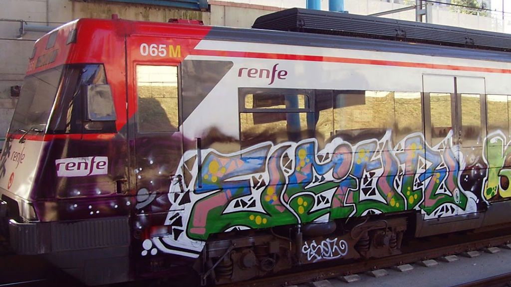 La limpieza de los grafitis en los trenes nos cuestan 11 millones de euros