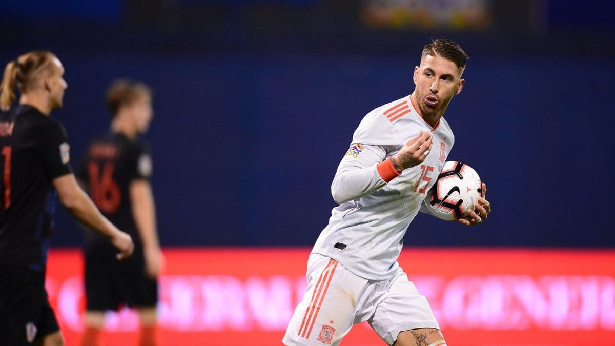 Sergio Ramos, cuarto gol consecutivo con España pero lesión muscular: abandona la concentración de La Roja Sergio Ramos, cuarto gol consecutivo con España pero lesión muscular: abandona la concentración de La Roja