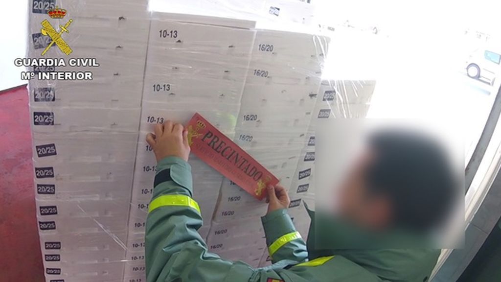 Operación 'pinza roja': la policía incauta más de 150 toneladas de cigalas Operación 'pinza roja': la policía incauta más de 150 toneladas de cigalas