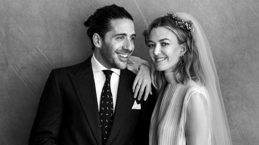 Marta Ortega y Carlos Torretta durante su boda en A Coruña