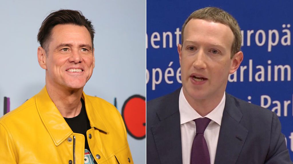 El mensaje de Jim Carrey a Mark Zuckerberg en lenguaje cifrado