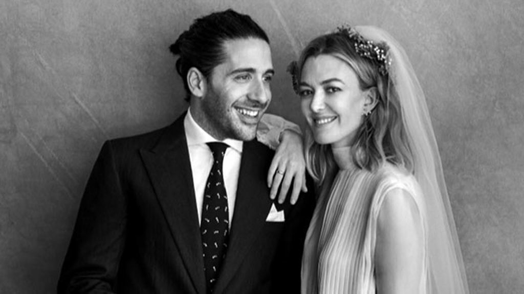 Marta Ortega y Carlos Torretta durante su boda en A Coruña